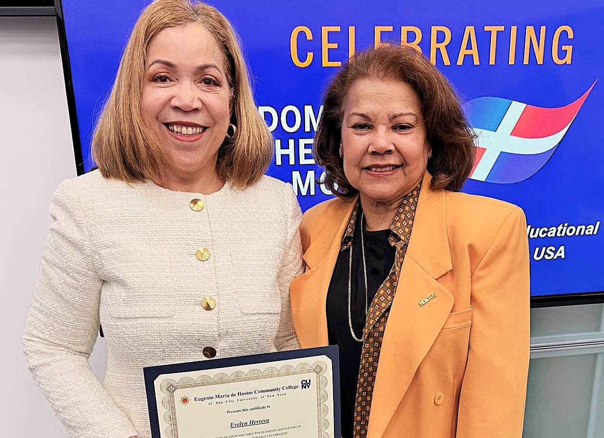 NY: Dominicana es reconocida por Hostos Community College